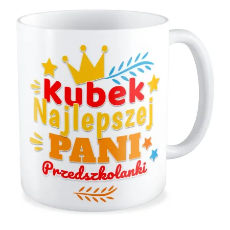 Kubek na DZIEŃ NAUCZYCIELA Najlepsza Pani przedszkolanka